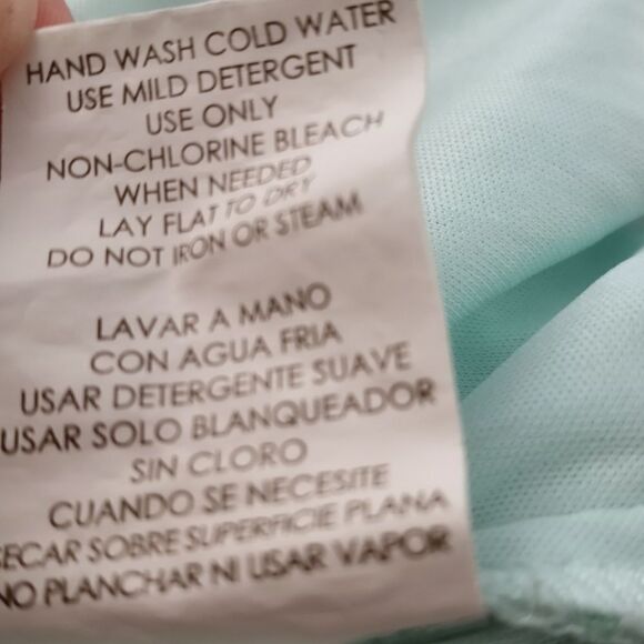 SPEECHLESS MINT STRAPLESS LACE DRESS SZ.7 EUC - Picture 9 of 9